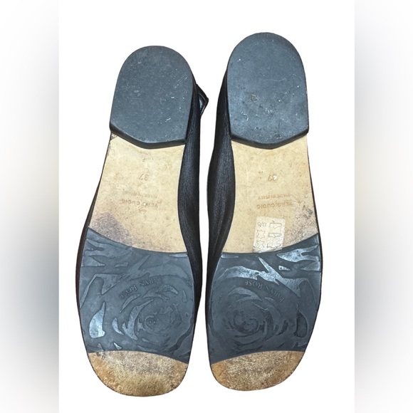 Taryn Rose Chinchilla Fur Ballet Flats Italian shoes luxury leather MSRP $495 - Picture 6 of 7